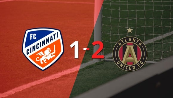 Atlanta United ganó por 2-1 en su visita a FC Cincinnati