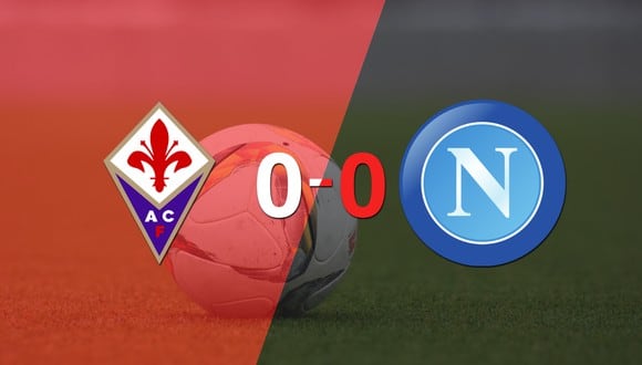 Cero a cero terminó el partido entre Fiorentina y Napoli