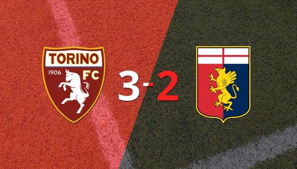 Triunfo 3-2 de Torino frente a Genoa