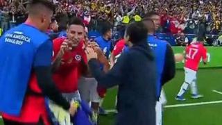 ¿Erick Pulgar se burló de Yerry Mina tras gol de penal de Alexis en el Chile vs. Colombia? [VIDEO]