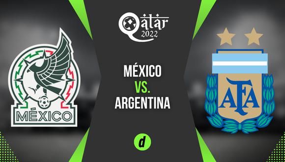México vs. Argentina: fecha, hora y canales de la jornada 2 del Mundial de Qatar 2022 (Foto: Depor).