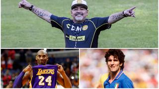 Un saludo al cielo: Maradona, Kobe Bryant, Paolo Rossi y las figuras del deporte que fallecieron este 2020