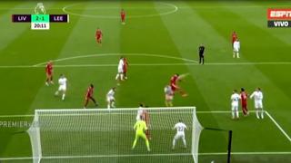 Tremendo salto: el gol de Van Dijk en el Liverpool vs. Leeds United [VIDEO]