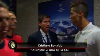 Tenía dudas: Cristiano le preguntó al árbitro si hubo offside en su primer gol al Atlético [VIDEO]