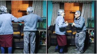 ¡Con mucho ‘swing’! Pareja de ancianos se vuelve viral tras realizar reto de baile en TikTok [VIDEO]