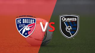 Termina el primer tiempo con una victoria para FC Dallas vs San José Earthquakes por 3-0