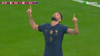 ¡Remontada ‘Bleu’! Los goles de Rabiot y Giroud para el 2-1 de Francia vs. Australia [VIDEO]