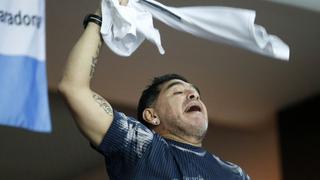 Maradona: su eufórica celebración en partido de Del Potro en la Copa Davis