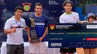 ¡Campeón! Gonzalo Bueno se consagra en el ITF M15 de Santo Domingo de los Tsachilas