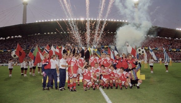 Dinamarca se consagró campeón de la Eurocopa 1992. Fue la primera y la única hasta el momento. (Foto: AP)