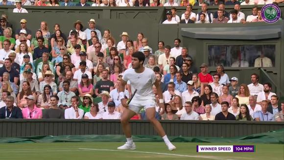 Carlos Alcaraz es uno de los candidatos para llevarse el título de Wimbledon 2023. (Video: Wimbledon)