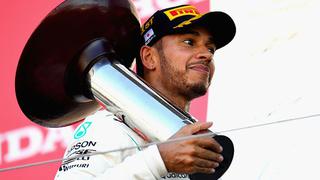 ¡Ya la acaricia! Lewis Hamilton ganó el GP de Japón y está cerca del título en F1