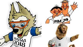 Con Zabivaka: todas las mascotas del Mundial de Fútbol