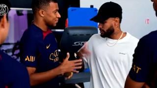 El ‘frío’ abrazo entre Neymar y Kylian Mbappé en el adiós del brasileño al PSG