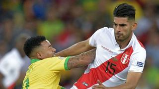 La molestia de Carlos Zambrano tras el polémico gol de Brasil ante Perú [FOTO]