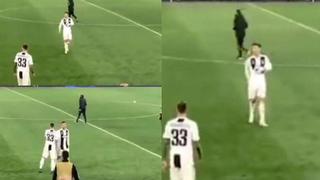 ¡No fue un buen 'Cristiano'! El feo gesto de Ronaldo a sus compañeros tras caer en la Champions [VIDEO]