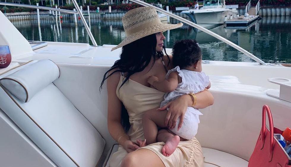 Así bromeó Kylie Jenner con foto de su hija durante visita a un acuario. (Foto: kyliejenner)