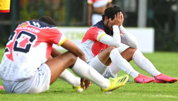 Fortaleza perdió ante Bogotá FC y no pudo ascender a la Liga BetPlay 2022. (Foto: Dimayor)