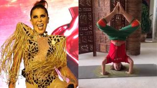 Alejandra Guzmán asombra a fans con sus posturas de yoga