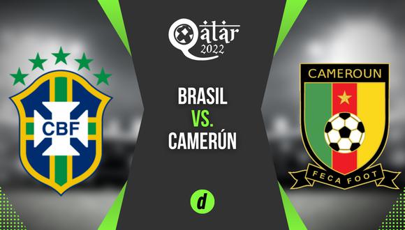 Brasil vs Camerún: fecha, hora y canales de la jornada 3 del Mundial Qatar 2022. (Depor)