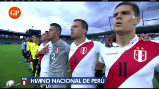 Así se cantó el Himno Nacional en el Perú vs. Uruguay [VIDEO]