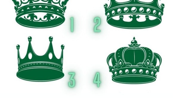 TEST VISUAL | Cada corona cuenta con un importante mensaje de tu personalidad. (Foto: Composición Freepik / Depor)