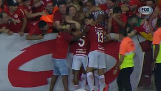 Lo celebra Paolo: Nico López abre el marcador en el River vs Inter en Porto Alegre [VIDEO]