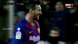 Volvió el 'tiki-taka’: golazo de Lionel Messi tras pase de taco de Vidal para el 1-0 del Barcelona contra Granada [VIDEO]