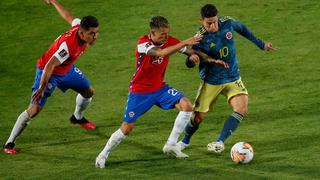 Con gol de Falcao en los descuentos, Colombia empató 2-2 con Chile en Santiago por Eliminatorias Qatar 2022