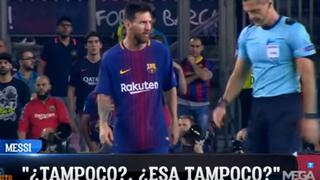 ¡Al descubierto! La furia y desesperación de Messi en los tensos momentos que vivió con el árbitro
