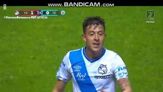 Gol polémico: Parra anotó el 1-0 del Cruz Azul vs. Puebla por Liga MX [VIDEO]