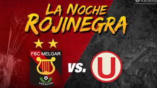 Melgar oficializó a Universitario de Deporte como rival para la 'Noche Rojinegra'
