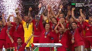 El festejo loco de Cristiano Ronaldo y Portugal con el trofeo de la UEFA Nations League [VIDEO]