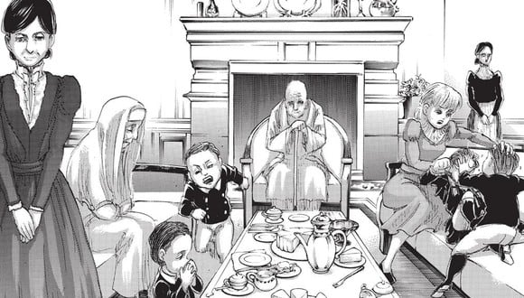 Historia de la familia Tybur, los poseedores del Titán Martillo de Guerra (Foto: Kodansha)