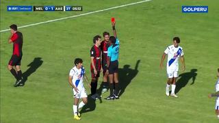 Sin centrales para la definición: tarjeta roja para Deneumostier en Melgar vs. Alianza Atlético [VIDEO]
