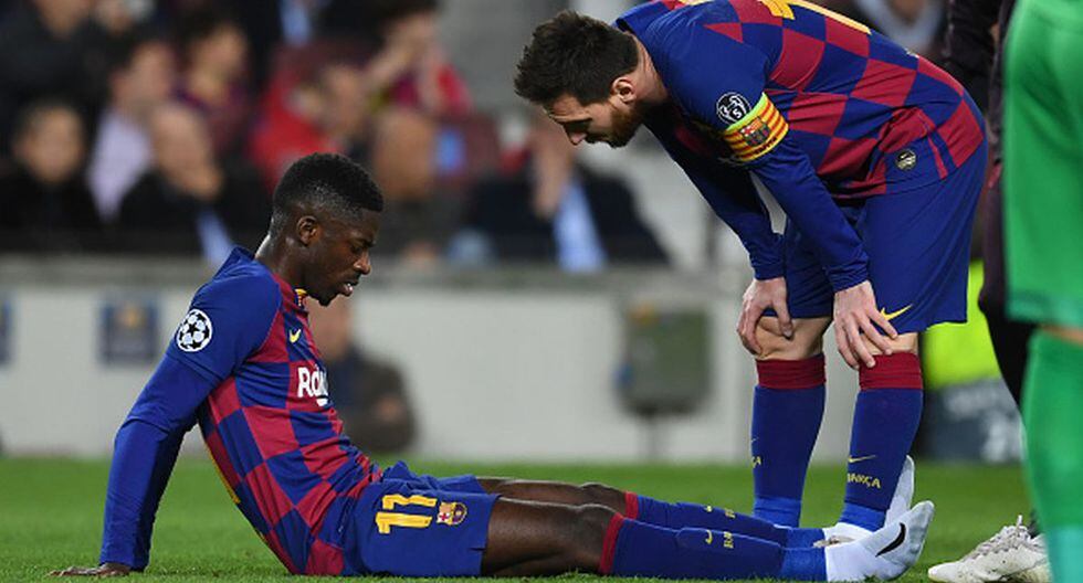 Barcelona: Dembélé se sigue recuperando de su lesión y “va por ...