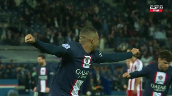Kylian Mbappé marcó el 3-0 del PSG ante el Ajaccio. (Video: ESPN)