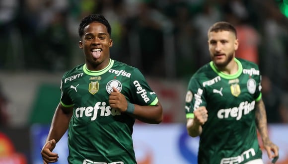 Endrick sigue marcando con el Palmeiras en el Brasileirao. (Foto: Palmeiras)