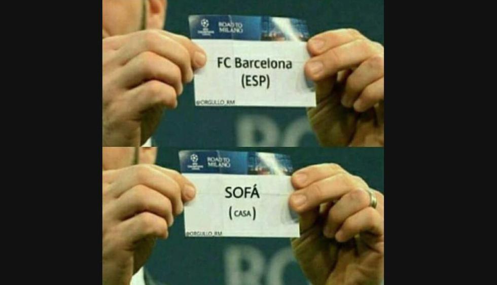 Estos memes dejó el sorteo de semis de la Champions League. (Difusión)