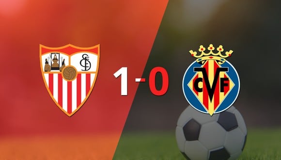 En su casa Sevilla derrotó a Villarreal 1 a 0