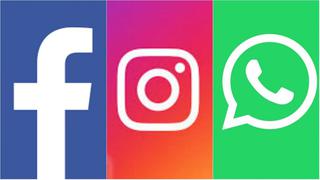 WhatsApp, Facebook e Instagram sufren caída: reportan que aplicaciones dejaron de funcionar en varios países