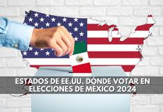 ¿En dónde votar desde EE.UU. en las Elecciones en México 2024 hoy, 2 junio? Lista completa de estados