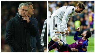 Lo conoce mejor que nadie: la postura de Mourinho sobre la agresión de Sergio Ramos a Leo Messi