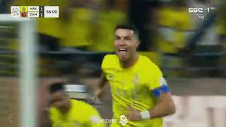 ¡Imparable! Golazo de Cristiano Ronaldo de tiro libre para el 2-1 del Al Nassr vs. Damac