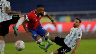 Igualados: Argentina empató 1-1 con Chile en el duelo por el Grupo B de la Copa América