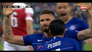 Aparece cuando tiene que hacerlo: Giroud abrió el marcador ante Arsenal por Final Europa League en Bakú [VIDEO]