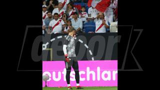 No solo a Farfán: Manuel Neuer saludó a la afición de Perú y otras fotos que no se vieron en TV