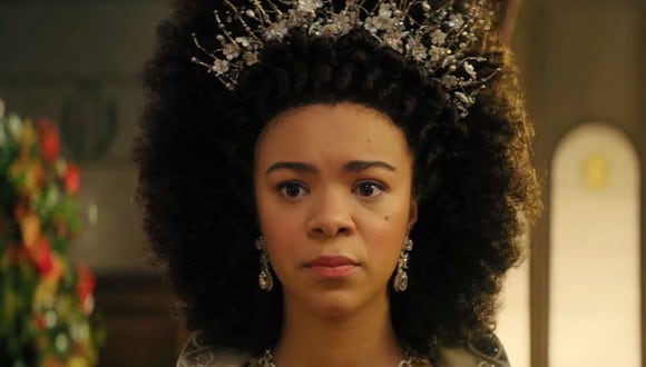 India Amarteifio interpreta a la versión joven de la monarca en “La reina Charlotte: una historia de Bridgerton”, quien vivió al principio en la Casa Buckingham (Foto: Netflix)