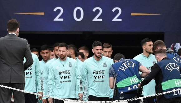 Argentina llega a la Finalissima 2022 como campeón de la Copa América. (Foto: EFE)