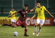 Ecuador vs Venezuela (0-1): gol, resumen y minuto a minuto del Sudamericano Sub-20 